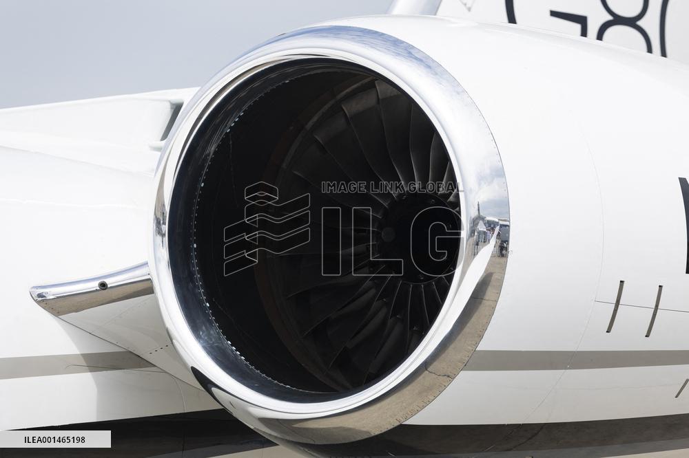 American aircraft company Gulfstream at Paris Air Show