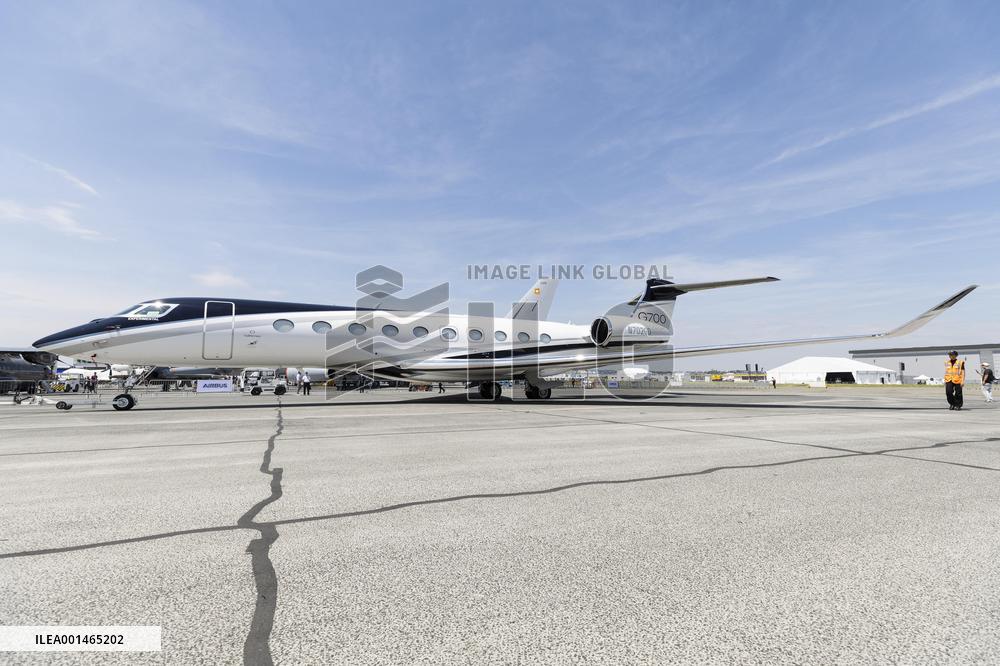American aircraft company Gulfstream at Paris Air Show
