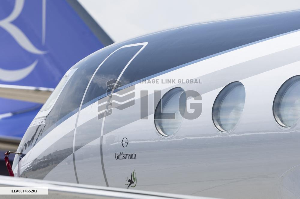 American aircraft company Gulfstream at Paris Air Show