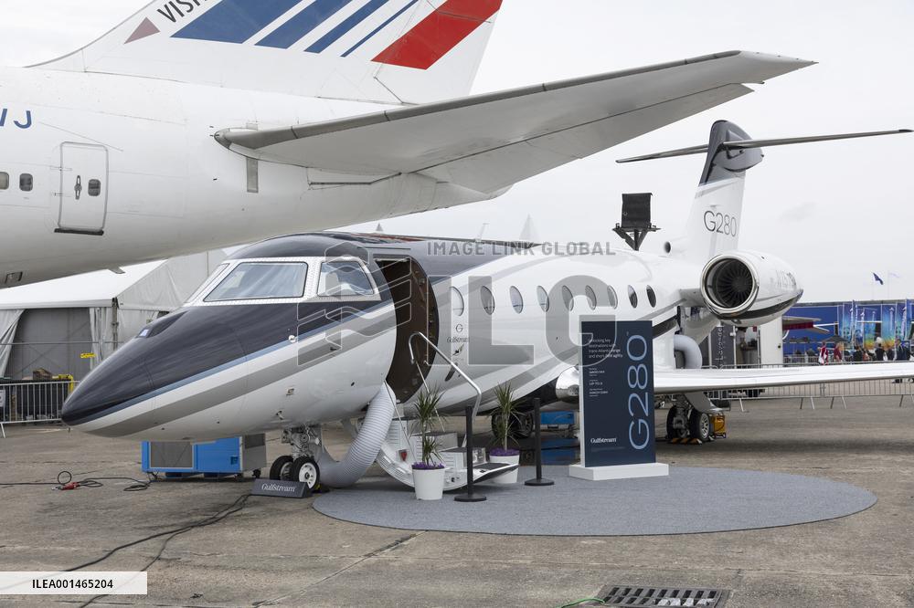 American aircraft company Gulfstream at Paris Air Show