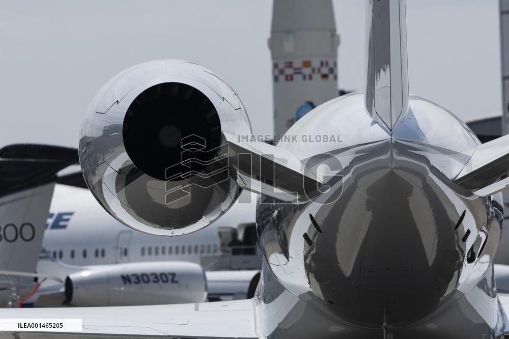 American aircraft company Gulfstream at Paris Air Show