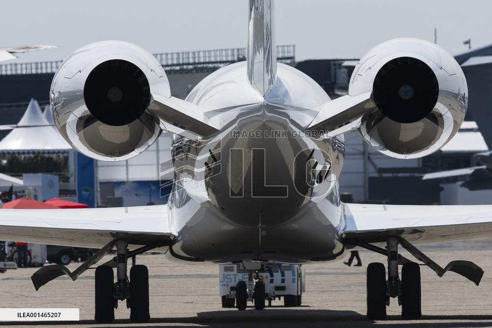 American aircraft company Gulfstream at Paris Air Show