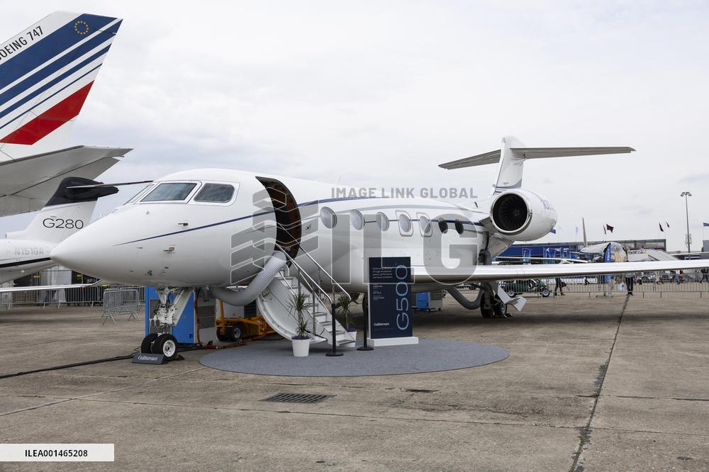 American aircraft company Gulfstream at Paris Air Show