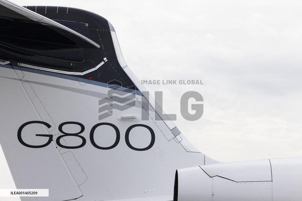 American aircraft company Gulfstream at Paris Air Show