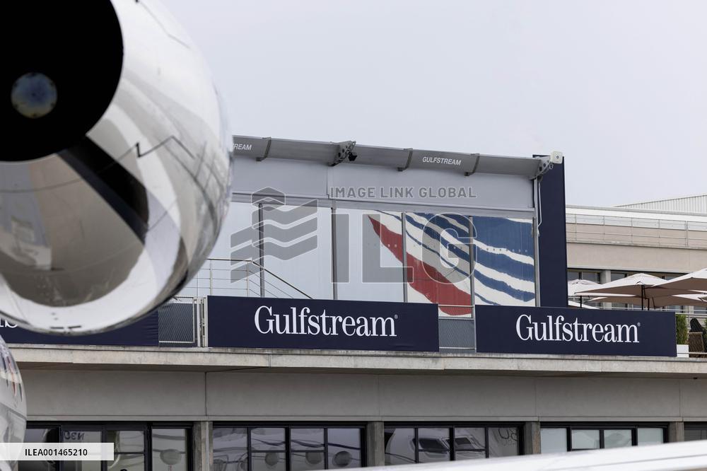 American aircraft company Gulfstream at Paris Air Show