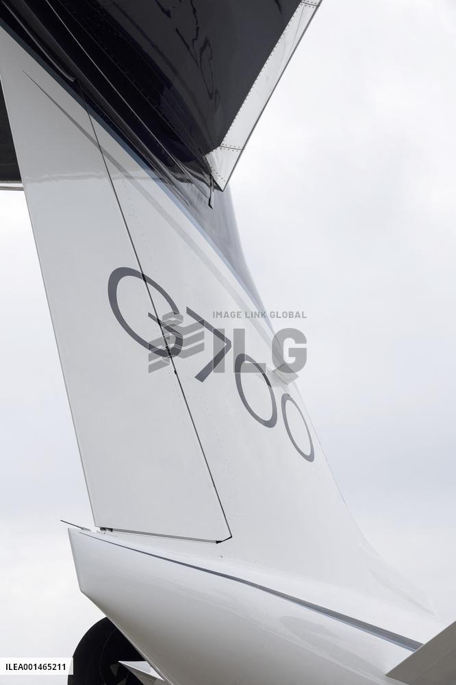 American aircraft company Gulfstream at Paris Air Show