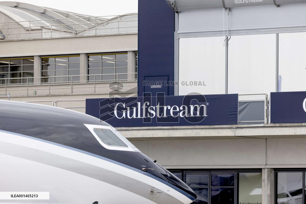 American aircraft company Gulfstream at Paris Air Show