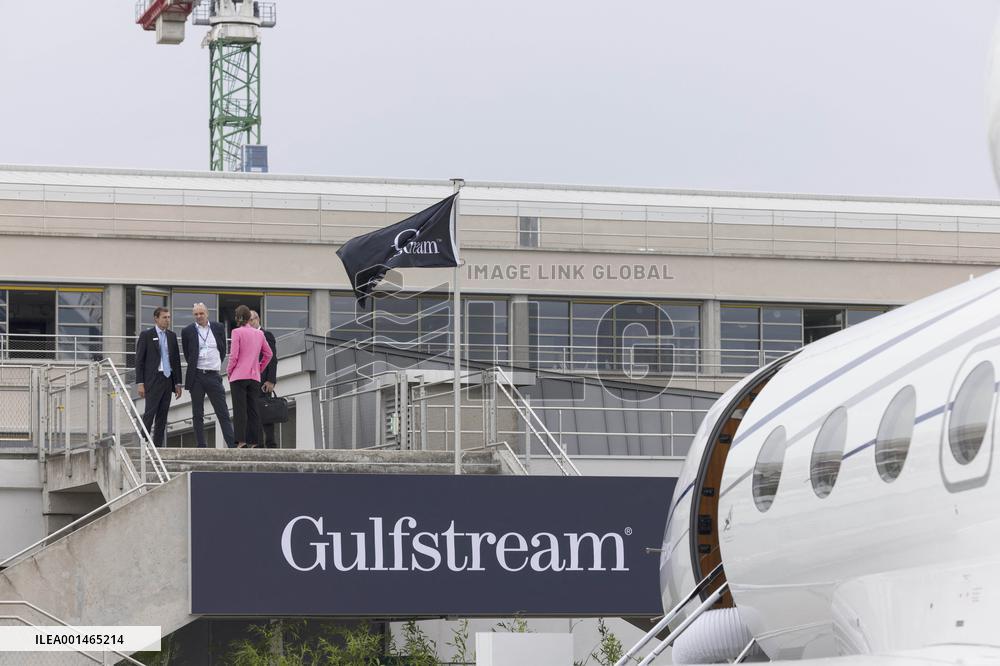 American aircraft company Gulfstream at Paris Air Show