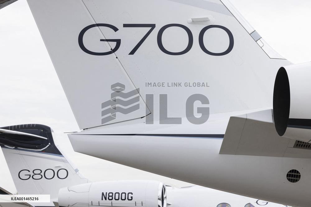 American aircraft company Gulfstream at Paris Air Show