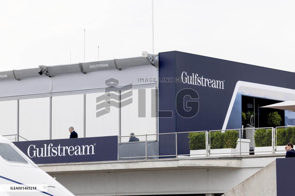 American aircraft company Gulfstream at Paris Air Show