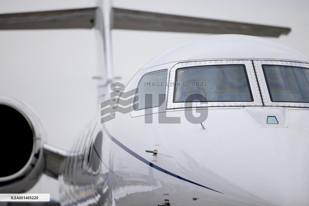 American aircraft company Gulfstream at Paris Air Show