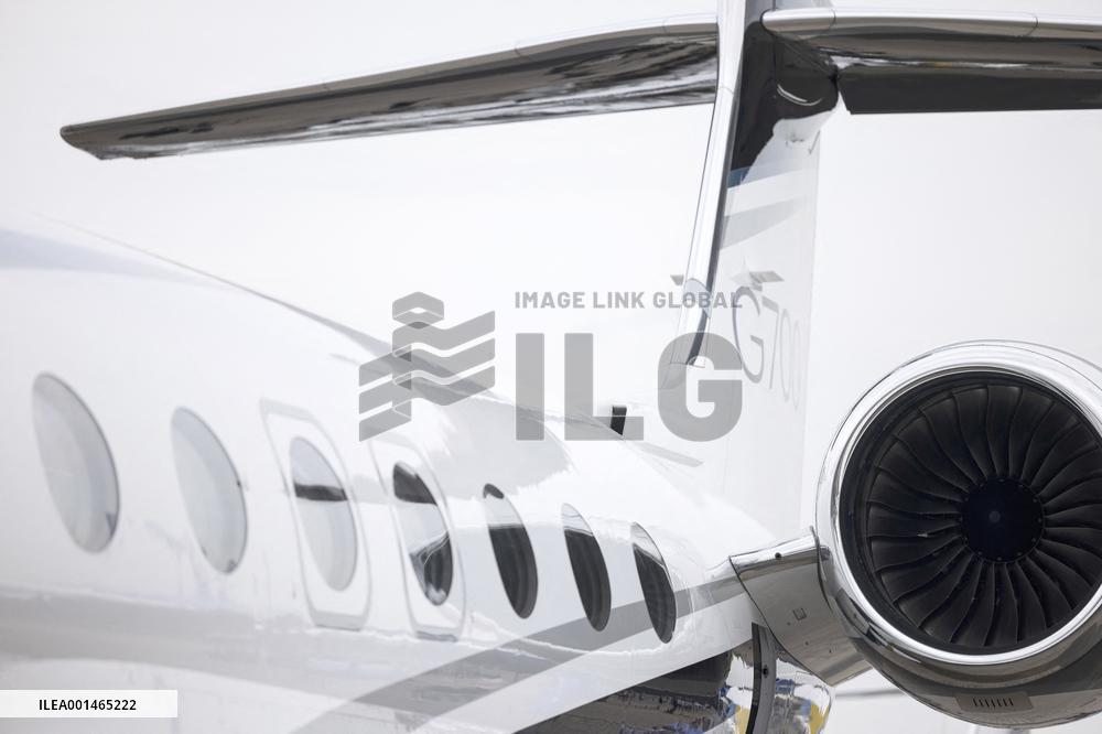 American aircraft company Gulfstream at Paris Air Show