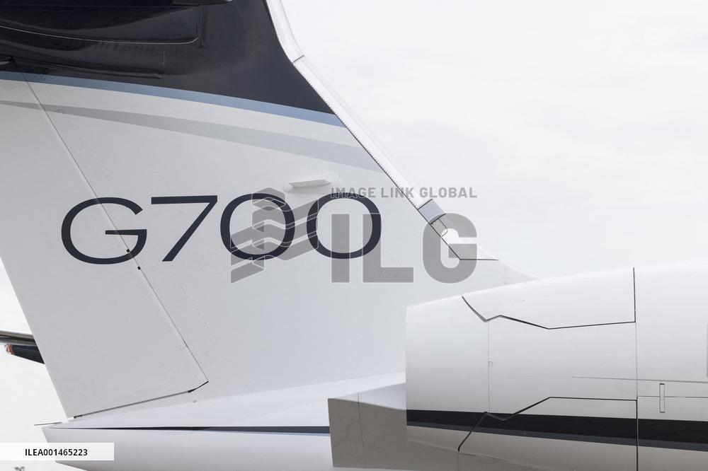 American aircraft company Gulfstream at Paris Air Show