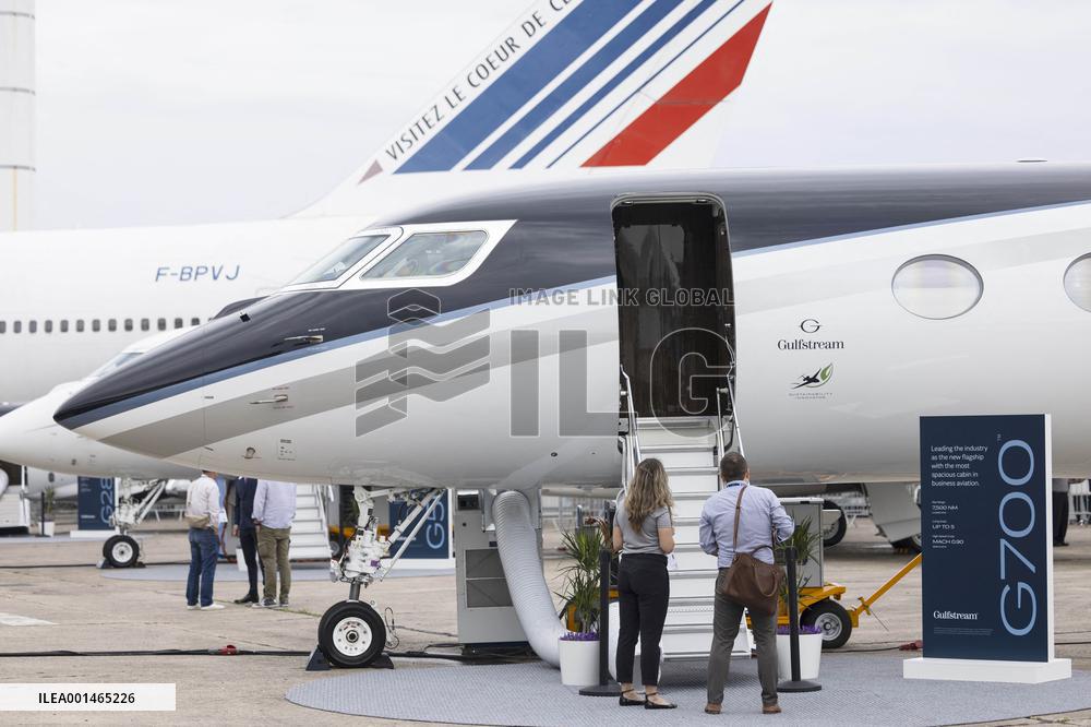 American aircraft company Gulfstream at Paris Air Show