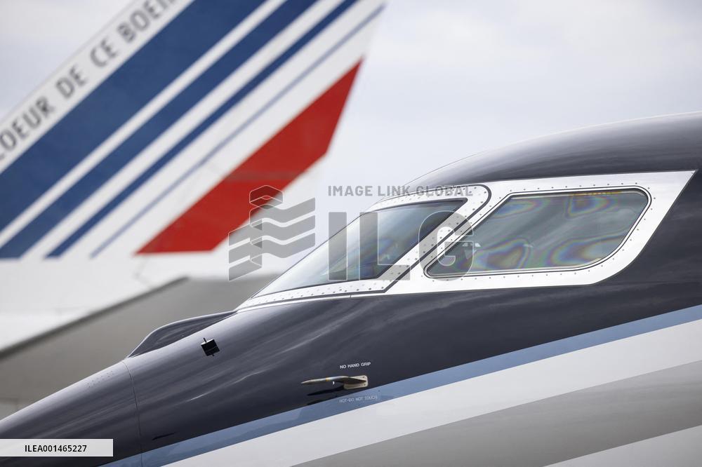 American aircraft company Gulfstream at Paris Air Show