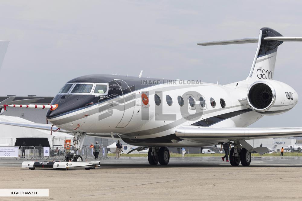 American aircraft company Gulfstream at Paris Air Show