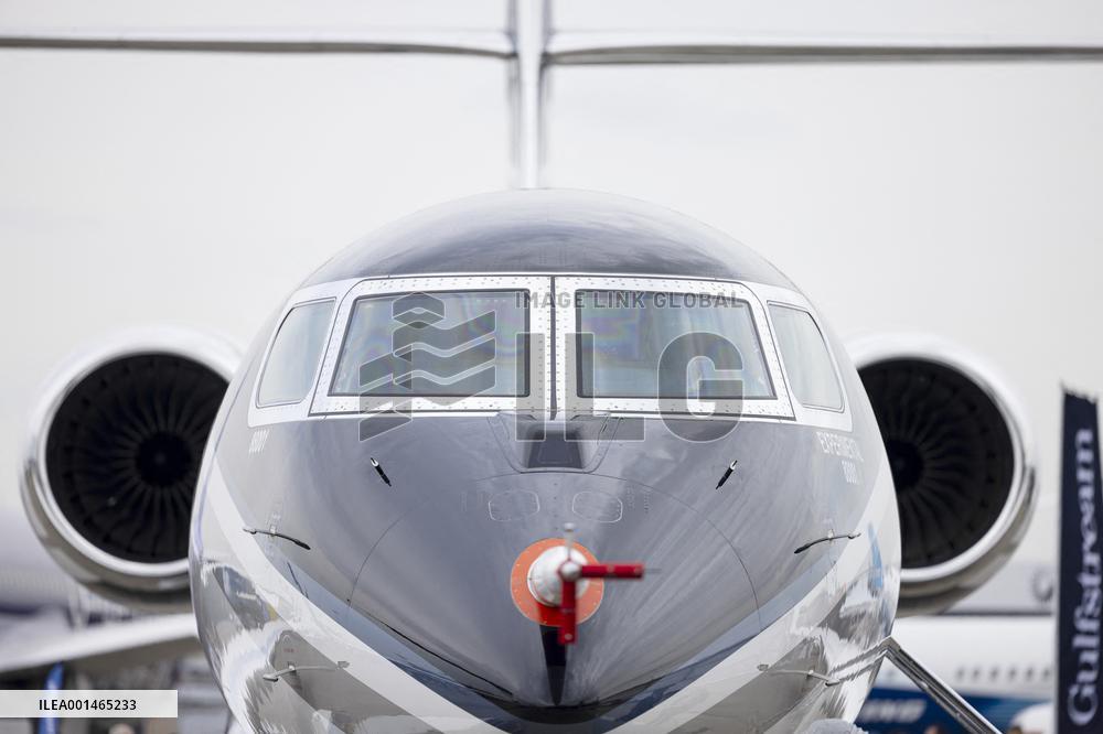American aircraft company Gulfstream at Paris Air Show