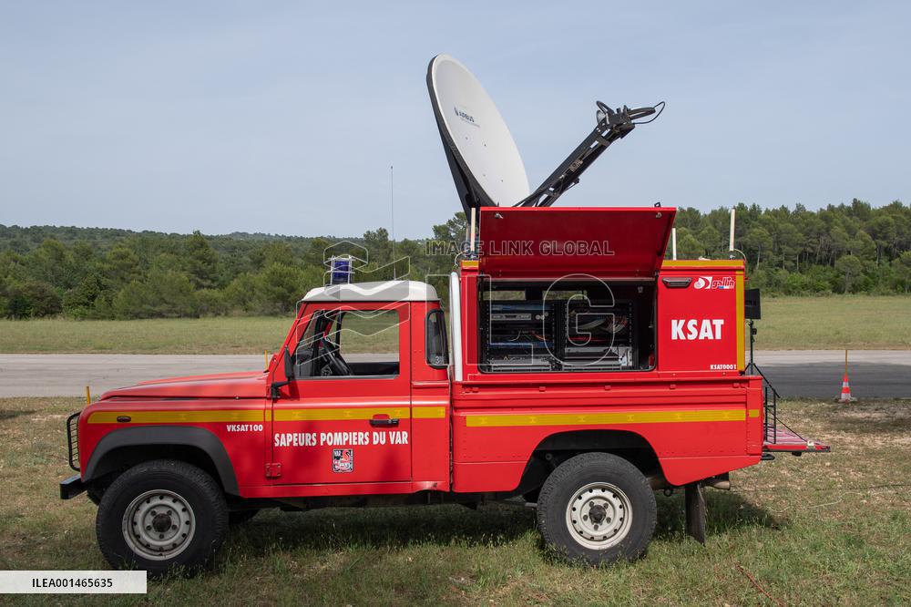 Firefighting training in Signes - France