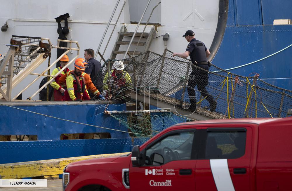 Investigators Board Titan Sub's Support Ship Polar Prince - Canada