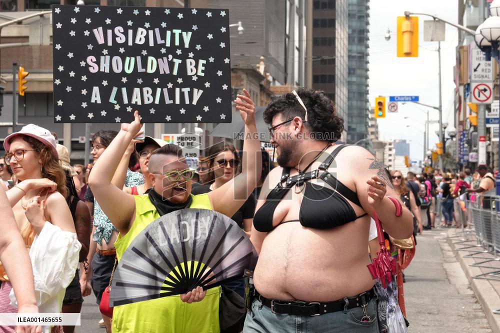 Pride March In Toronto