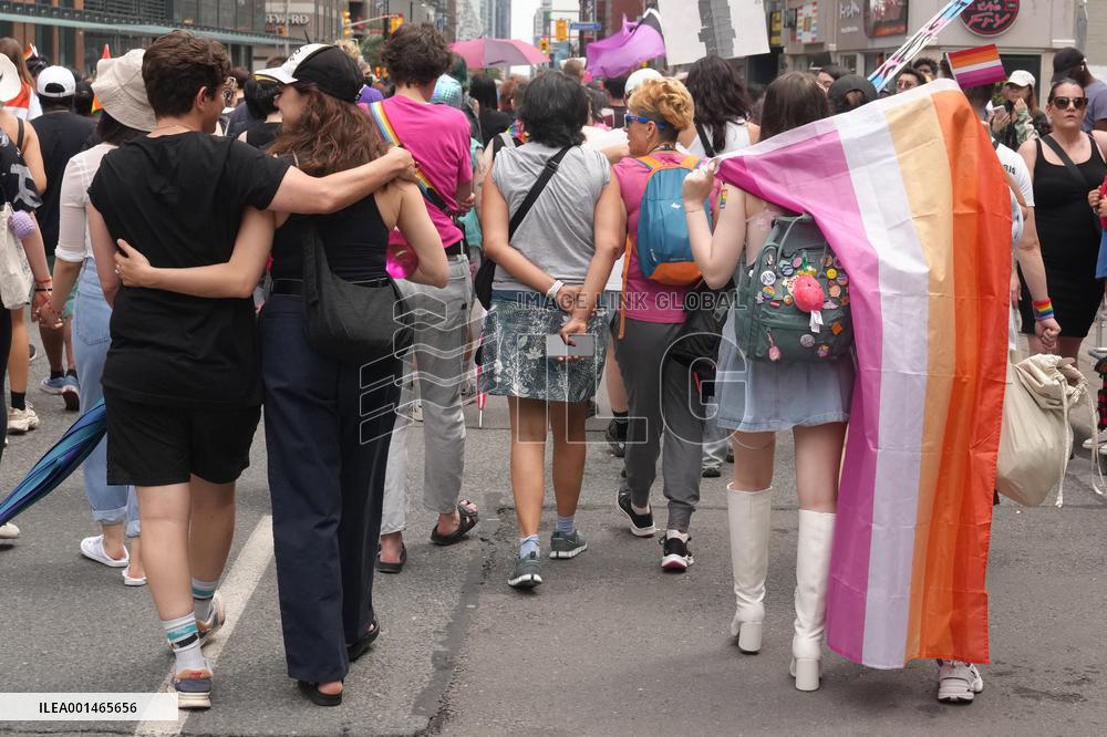 Pride March In Toronto