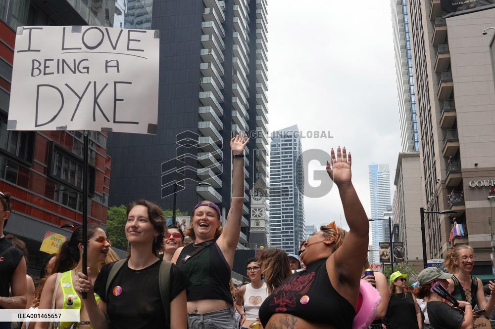 Pride March In Toronto