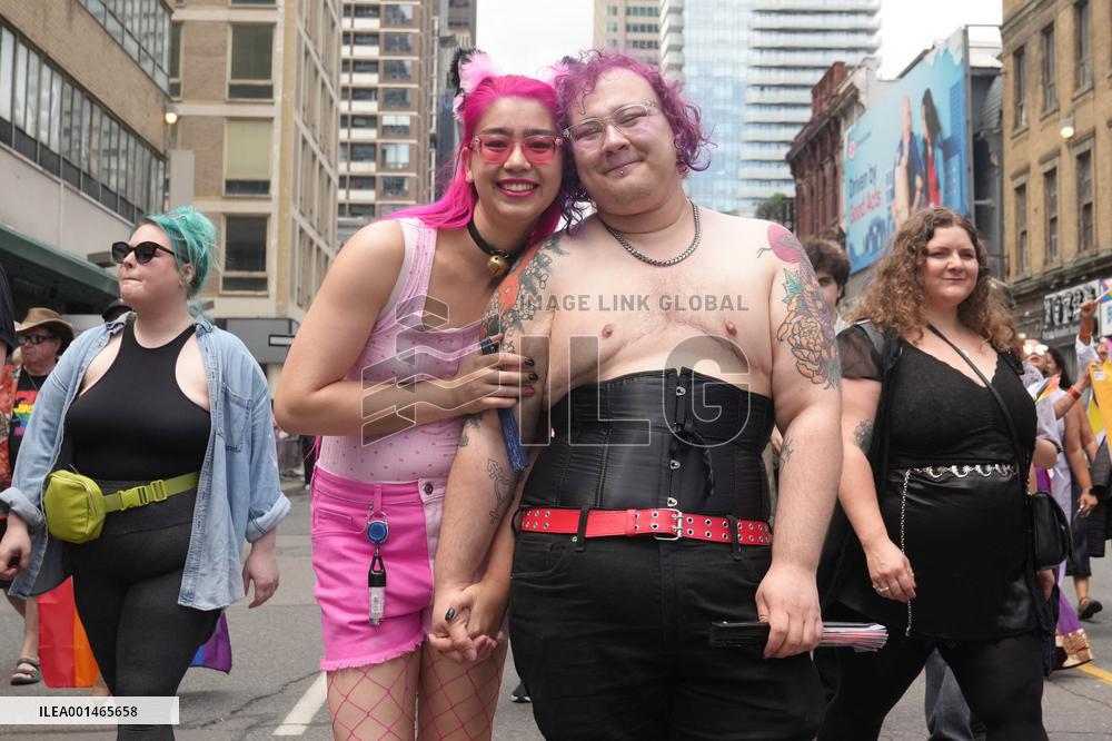 Pride March In Toronto