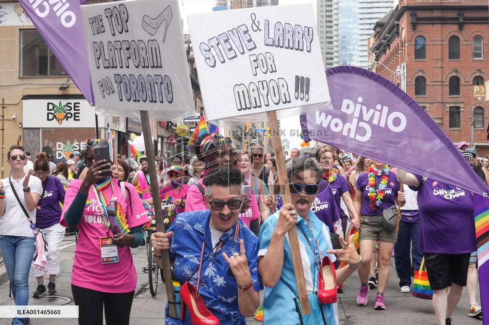 Pride March In Toronto