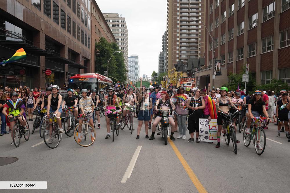 Pride March In Toronto