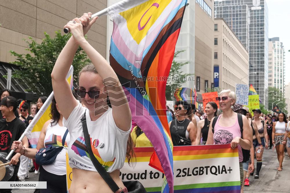 Pride March In Toronto