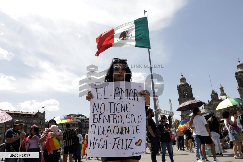 250,000 People Participate Pride March In Mexico