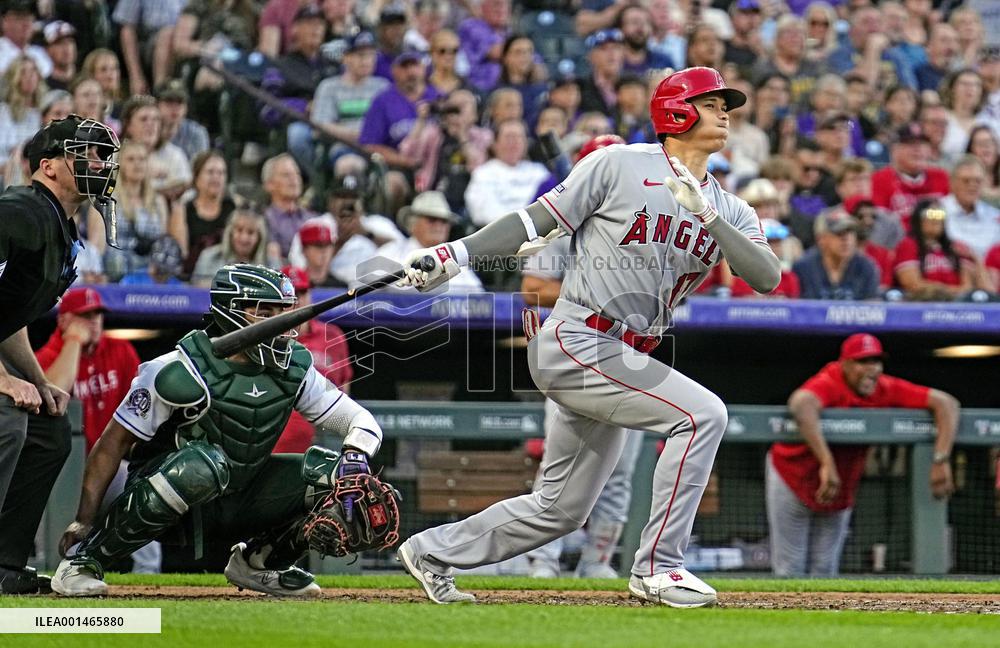 Baseball: Angels vs Rockies