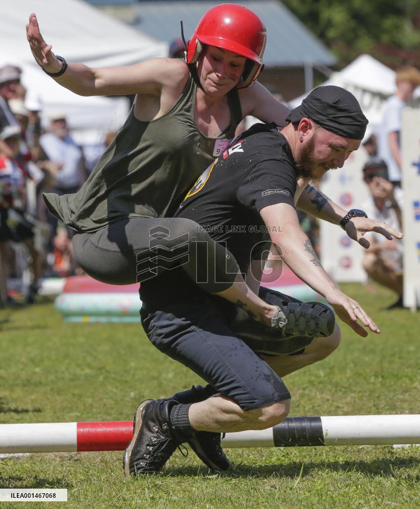 CANADA-BURNABY-WIFE-CARRYING CONTEST