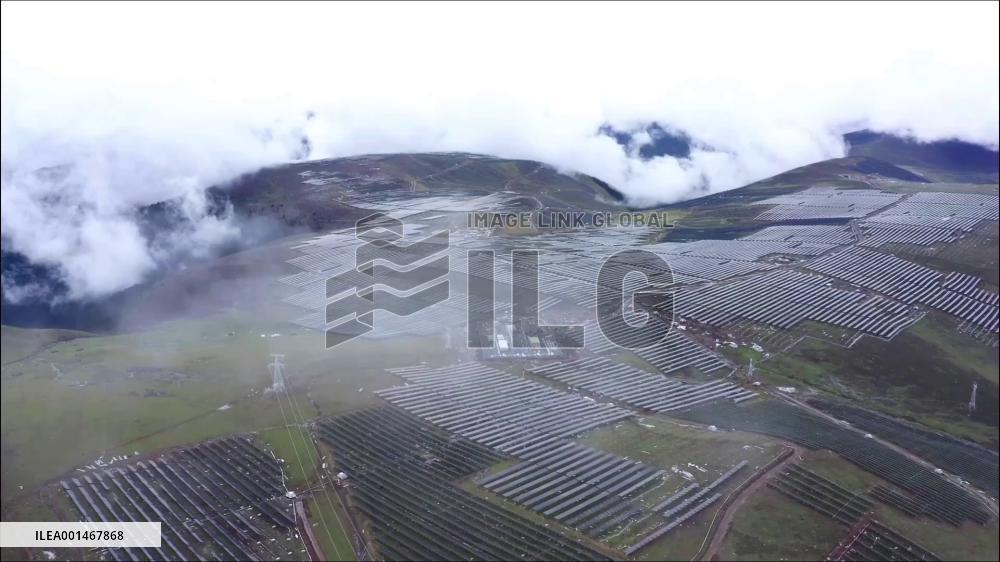 China's mega hydro-PV complementary power station goes operational