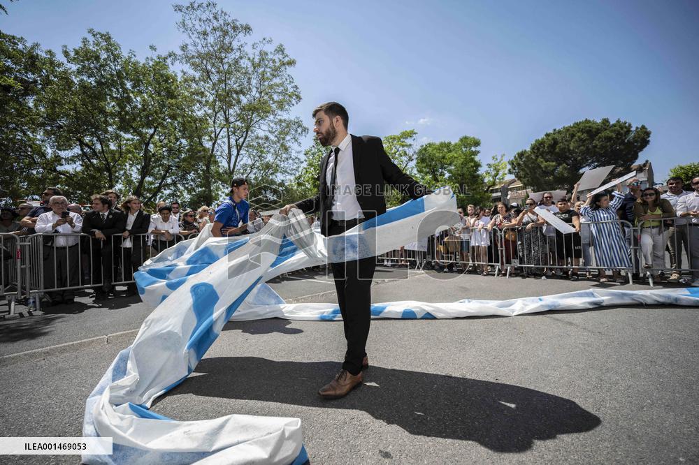 Emmanuel Macron Visit To Marseille