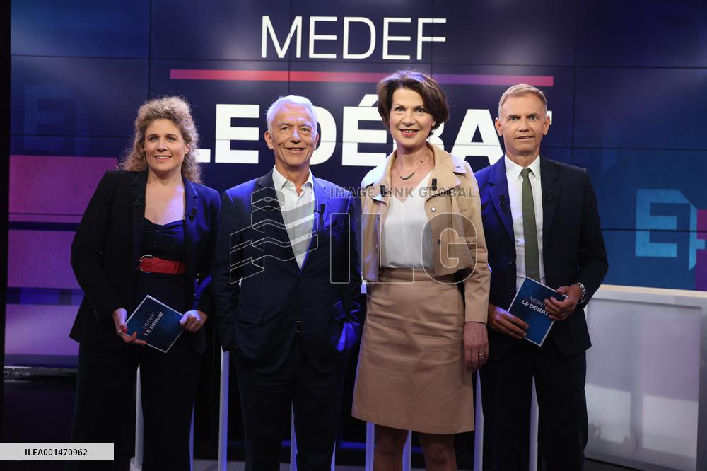 MEDEF, LE DEBAT - Paris
