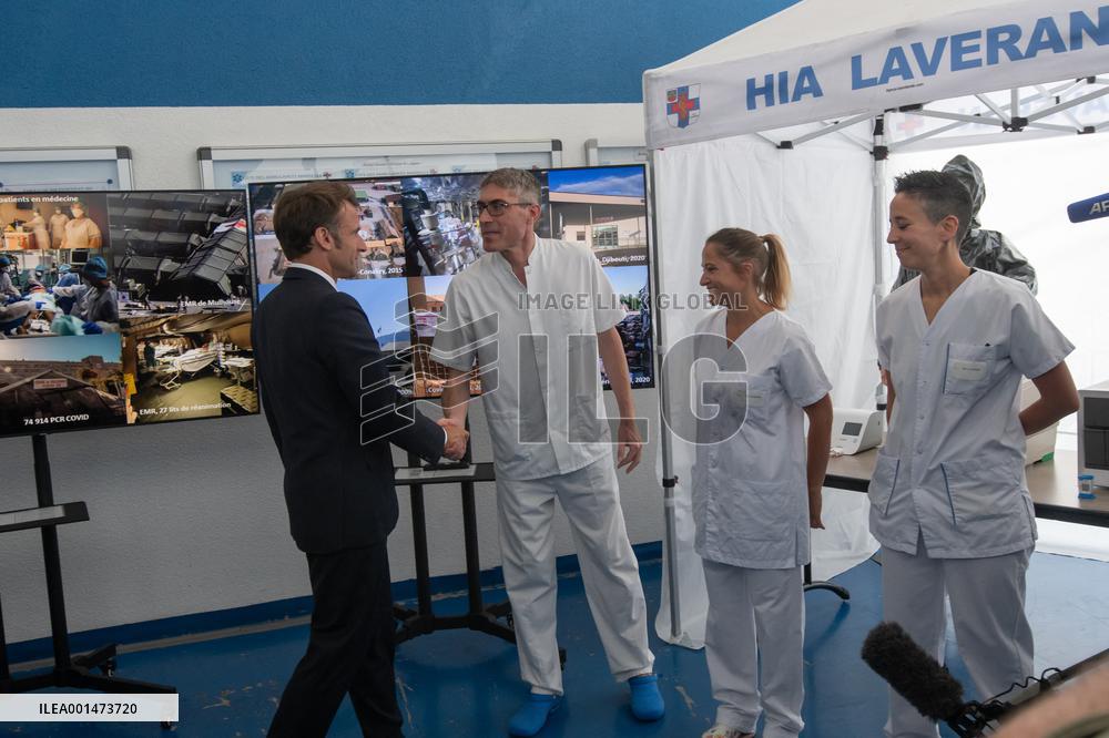 Emmanuel Macron Visit To Marseille - Day Two