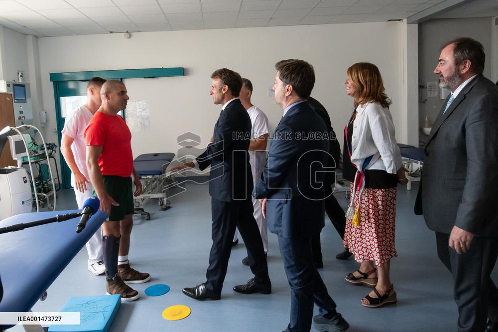 Emmanuel Macron Visit To Marseille - Day Two