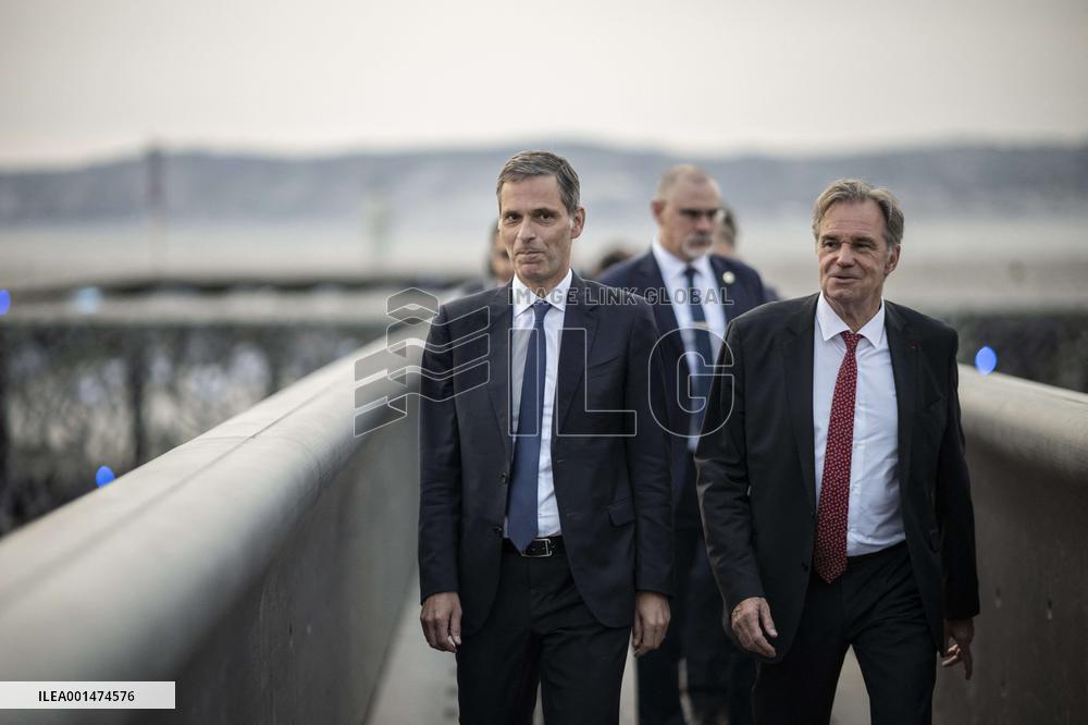 Macron Visits The Mucem - Marseille