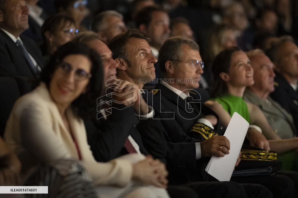 Macron Opens Cosquer Mediterranee - Marseille