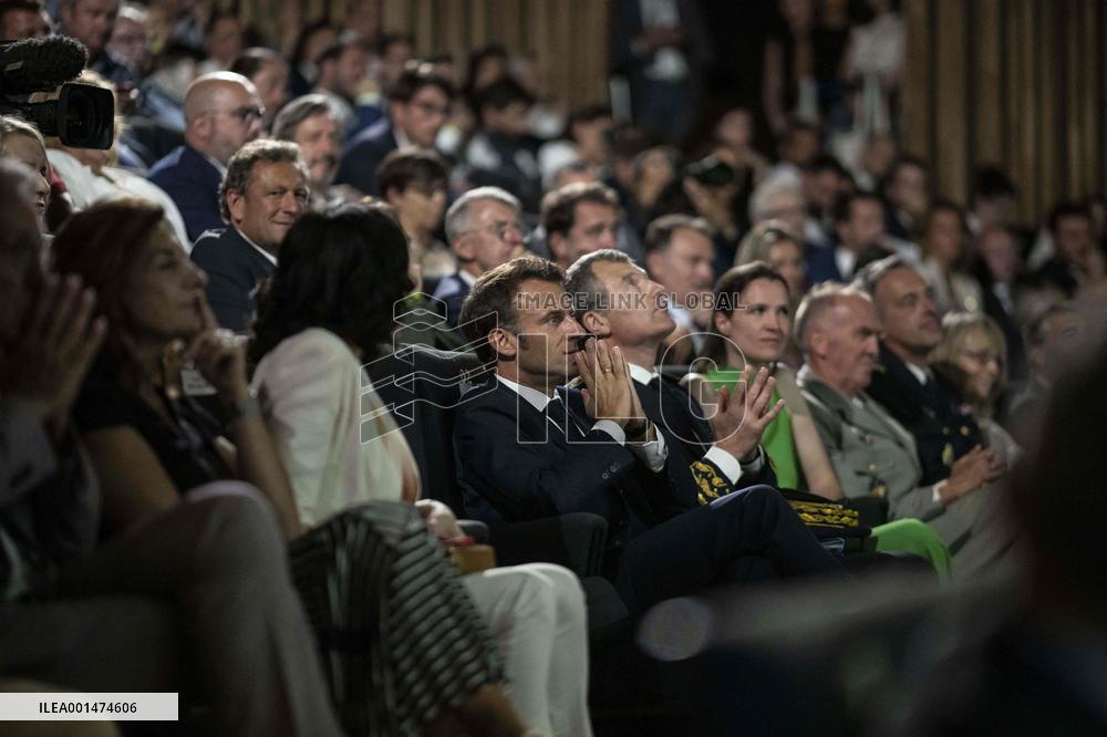 Macron Opens Cosquer Mediterranee - Marseille