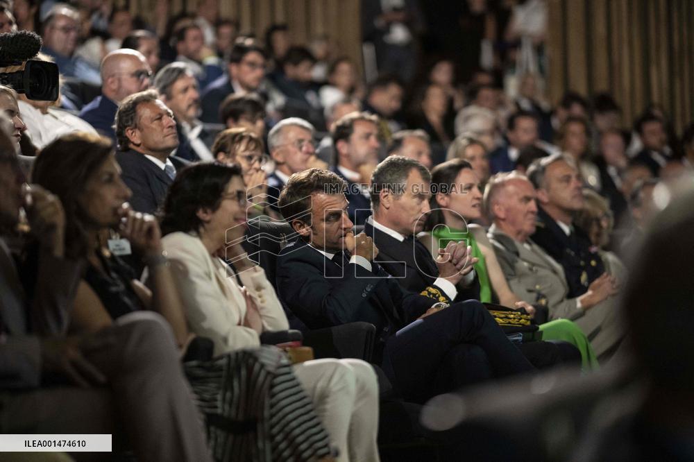 Macron Opens Cosquer Mediterranee - Marseille