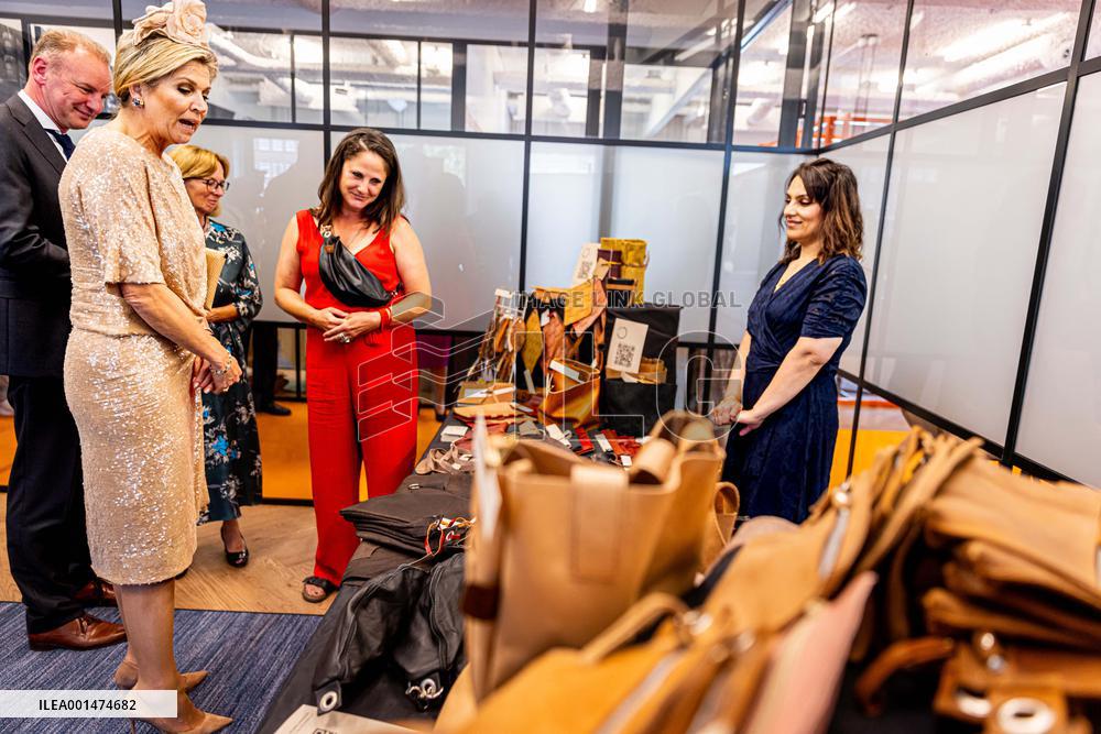 Queen Maxima Opens Qredits HQ - Netherlands