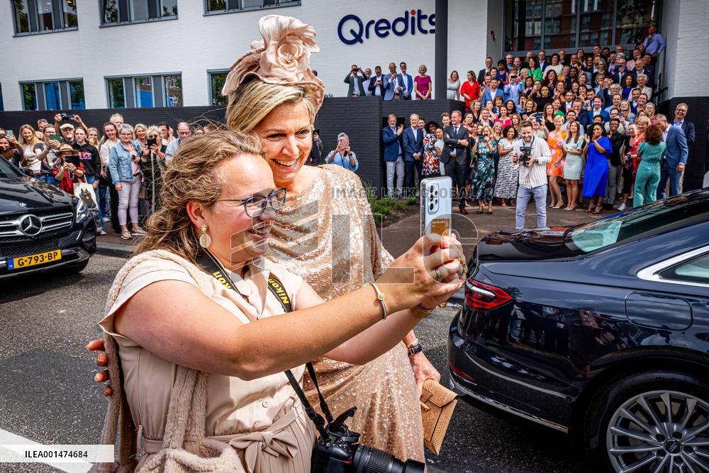 Queen Maxima Opens Qredits HQ - Netherlands