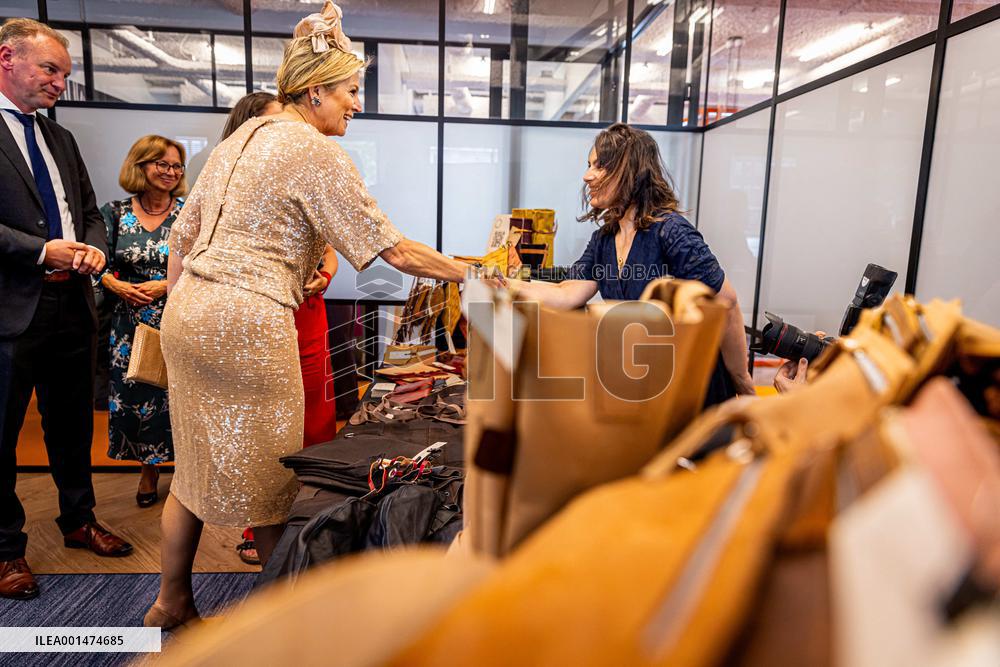 Queen Maxima Opens Qredits HQ - Netherlands