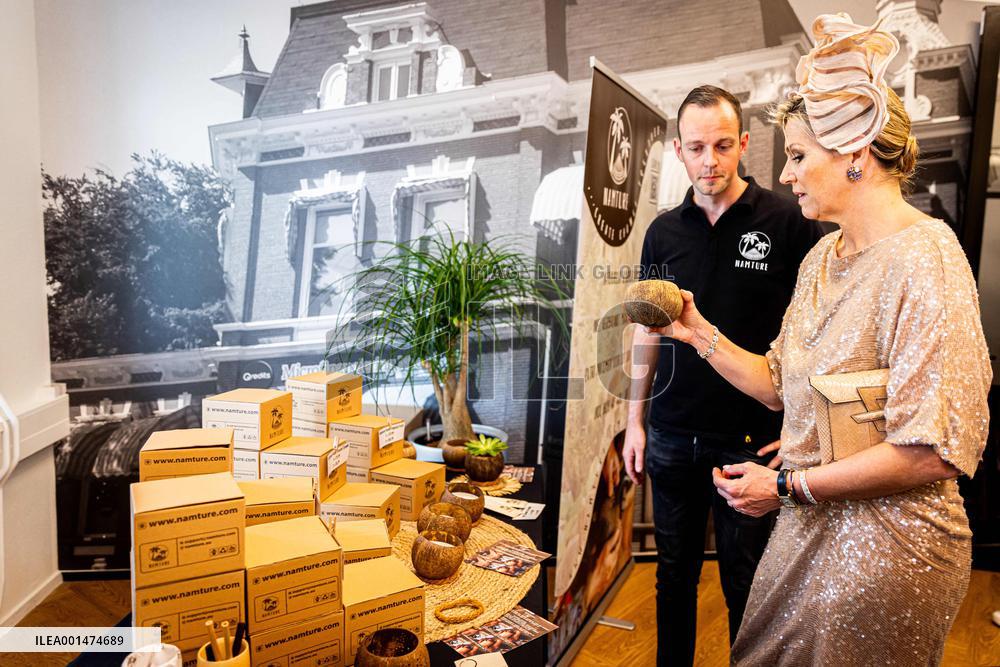 Queen Maxima Opens Qredits HQ - Netherlands