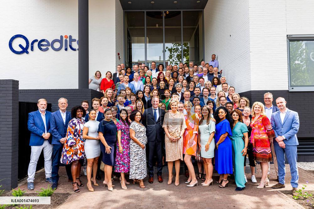 Queen Maxima Opens Qredits HQ - Netherlands
