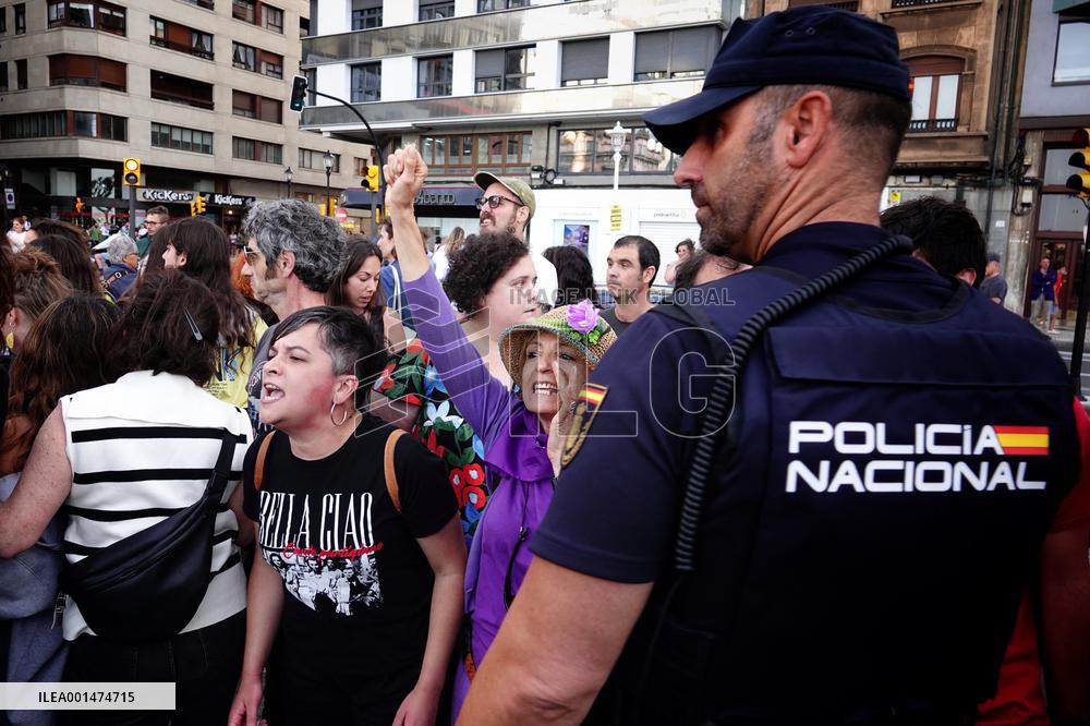 Far-Right Abascal Holds Pre-Campaign Event - Gijon