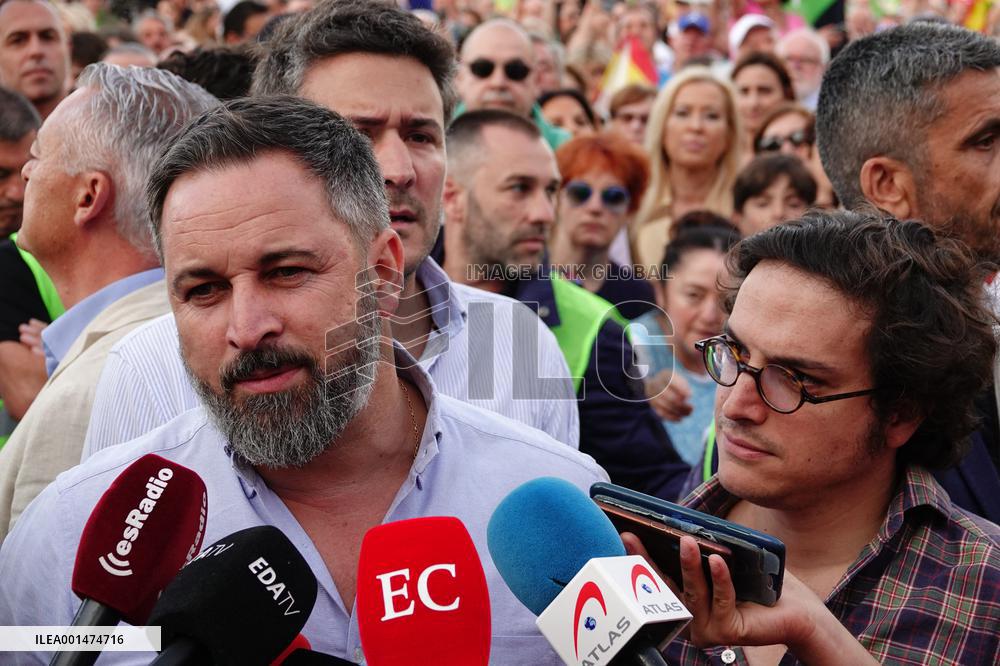 Far-Right Abascal Holds Pre-Campaign Event - Gijon