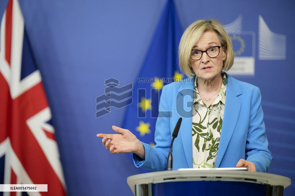 Signing Of A Post-Brexit Cooperation Agreement Between UK And EU - Brussels